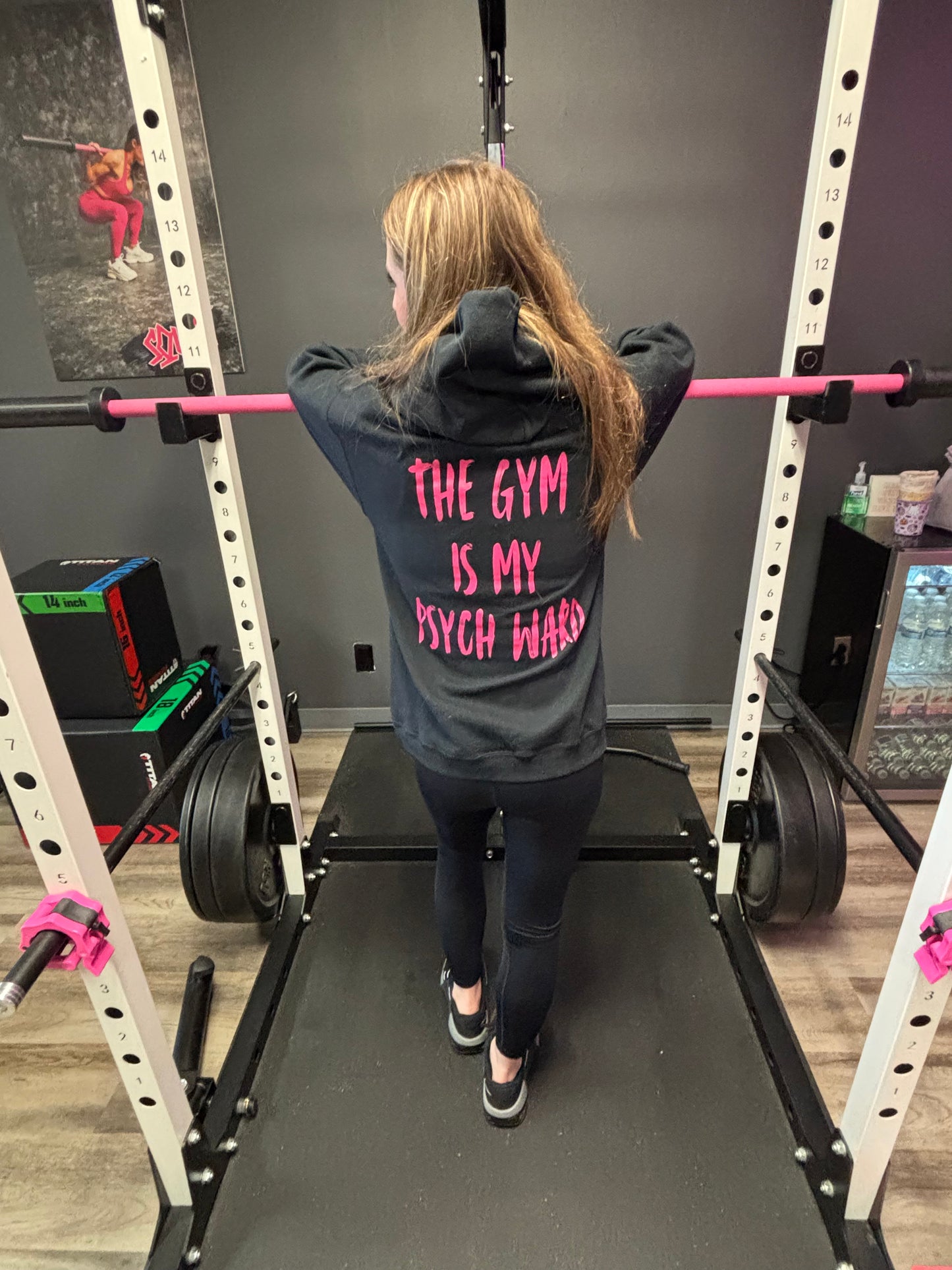 THE GYM IS MY PSYCH WARD HOODIE