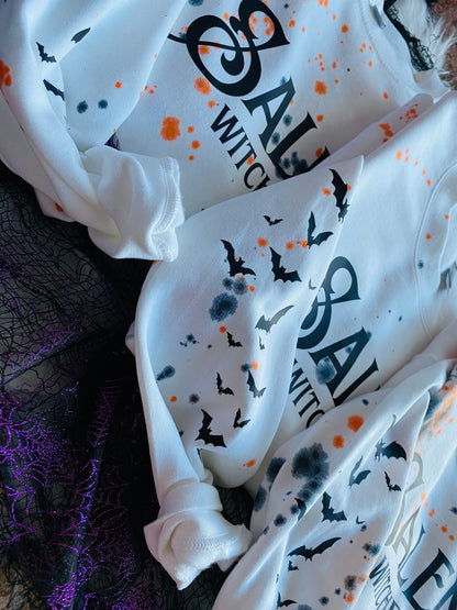 CUSTOM SALEM WITCHES CLUB TIE DYE CREWNECK