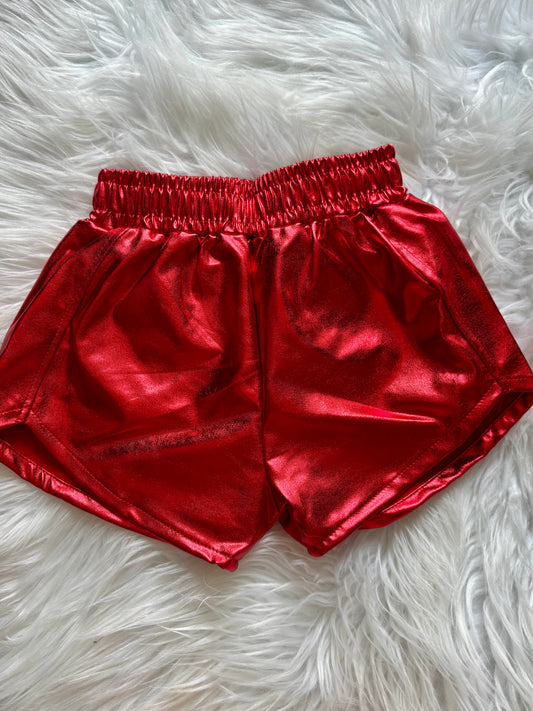METALLIC SHORTS