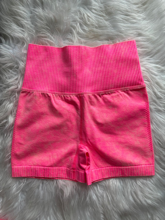 ZENANA BIKER SHORTS PINK