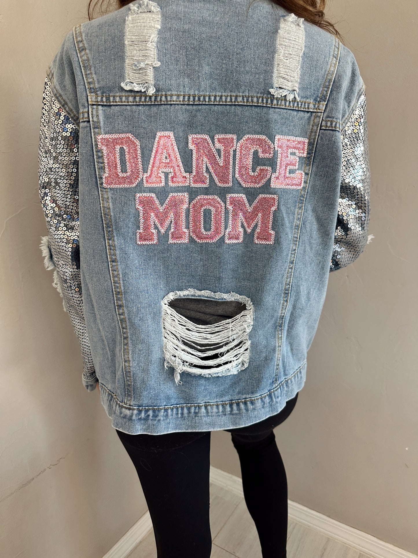 DANCE MOM DENIM BLING JACKET