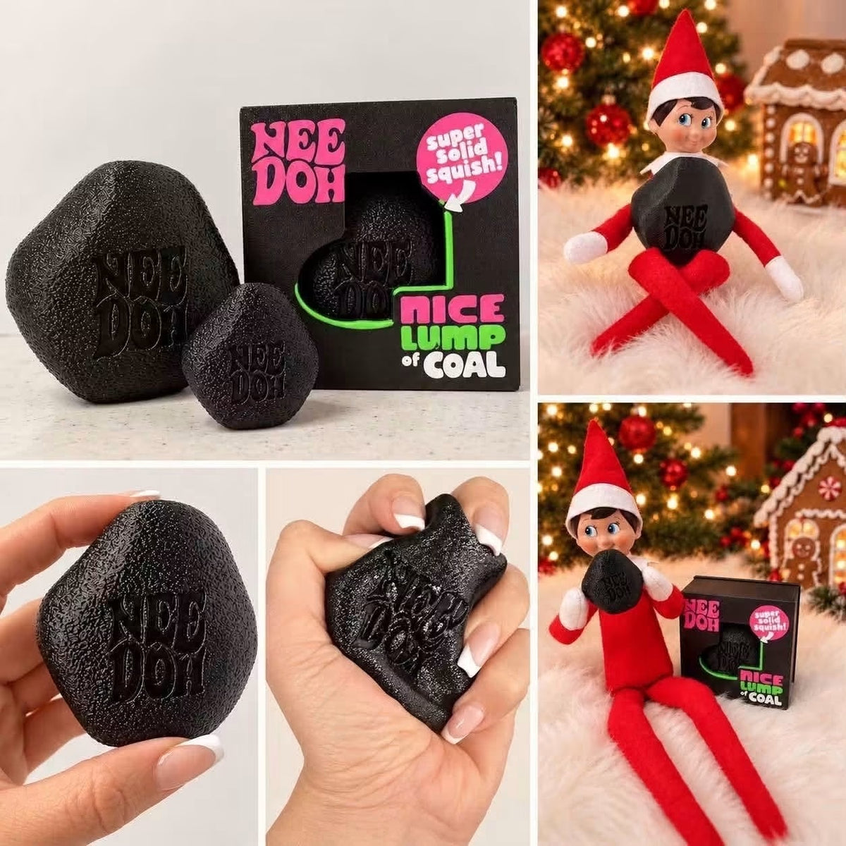 3D PRINTED SANTA COAL LUMPS